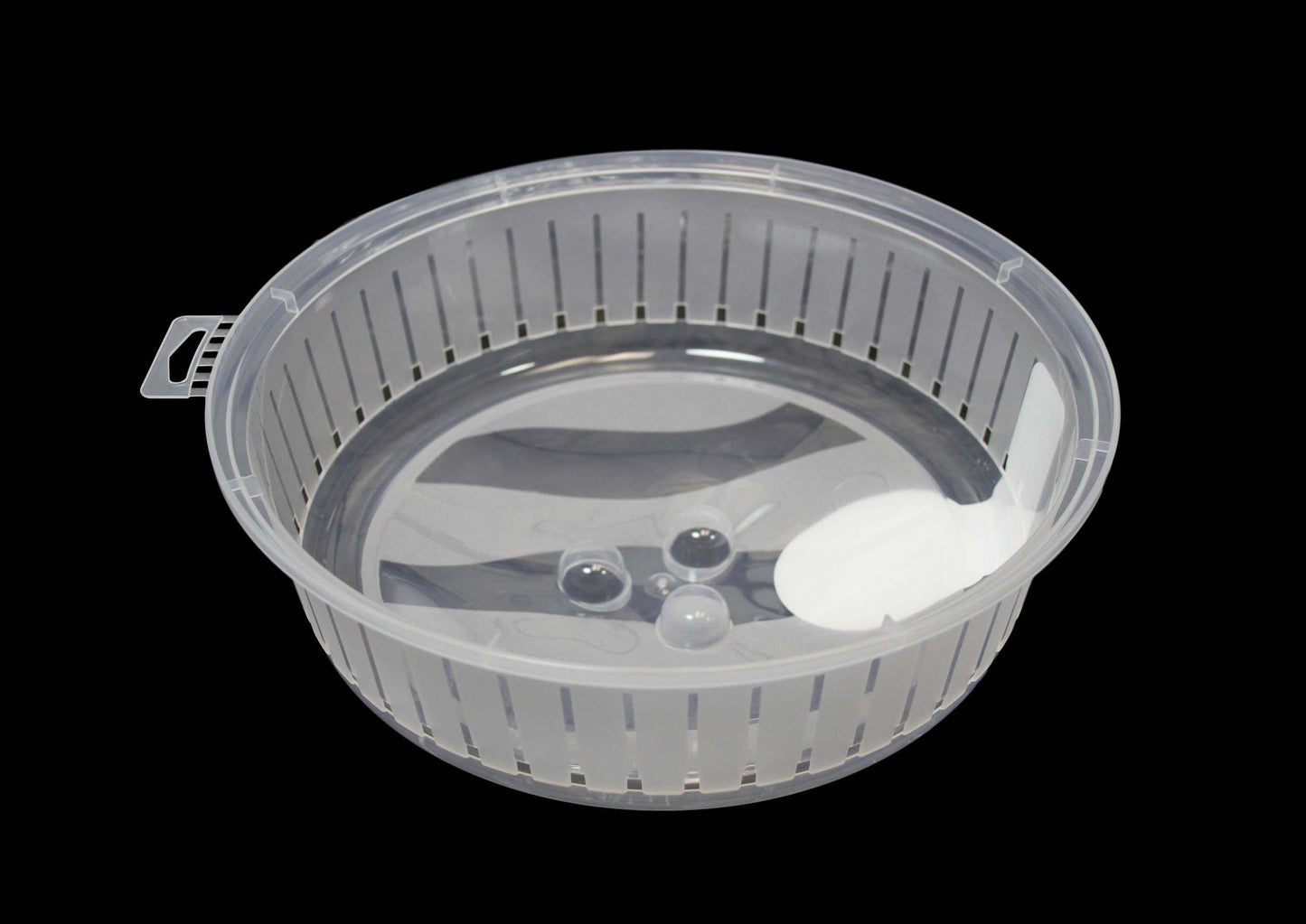 Plastic Microwave  Food Plate Cover with Vent 26cm D10506 (Parcel Rate)