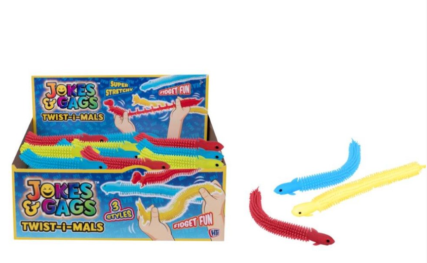 Children's Toy Twist-I-Mals Super Stretchy Assorted Designs and Colours 1376195 (Parcel Rate)