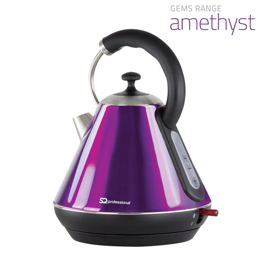 SQ Professional Gems Legacy Kettle 1.8 Litre 2200 Watt Amethyst 3427 (Parcel Rate)