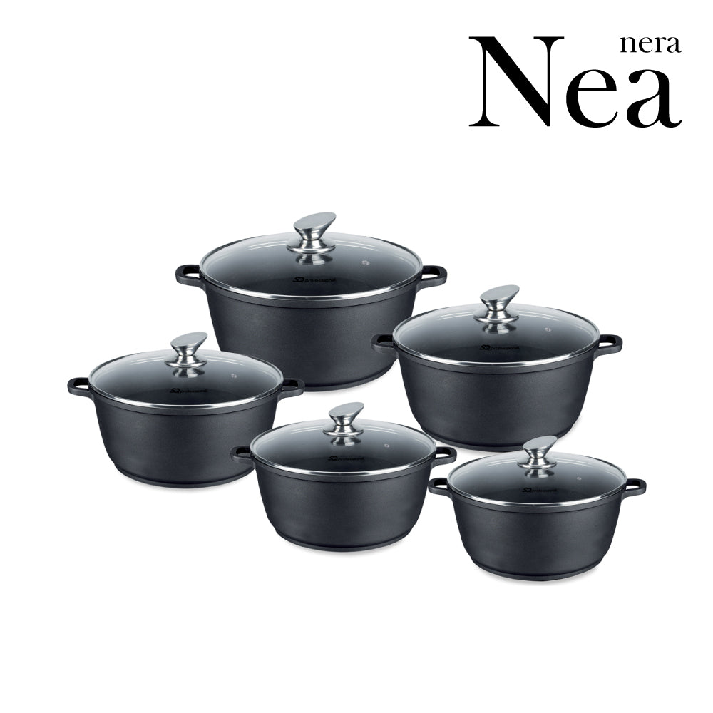 SQ Professional Nea Stockpot Set of 5 Nera 2958 / 6776  A (Big Parcel Rate)