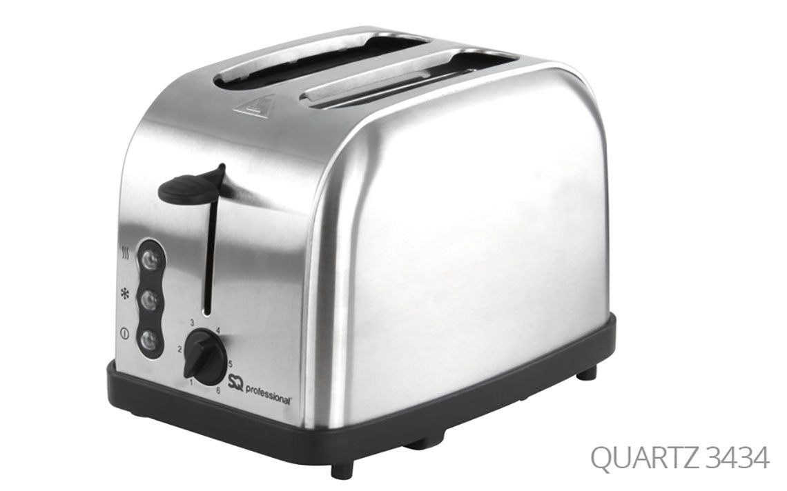 SQ Professional Gems Legacy 2 Slice Toaster 900W Quartz 3434 A (Parcel Rate)