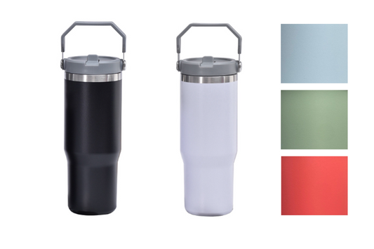 Steel Vacuum Thermos Water Drinking Flask Tumbler 900ml Assorted Colours 7391 (Parcel Rate)