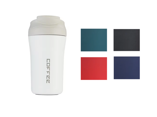 Stainless Steel Coffee Travel Cup Tumbler 15 x 7.5 cm Assorted Colours 7393 (Parcel Rate)