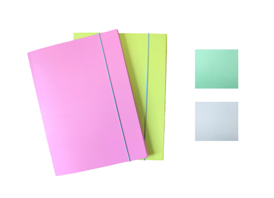 Paper File Holder A4 Size Assorted Colours 7735 (Parcel Rate)