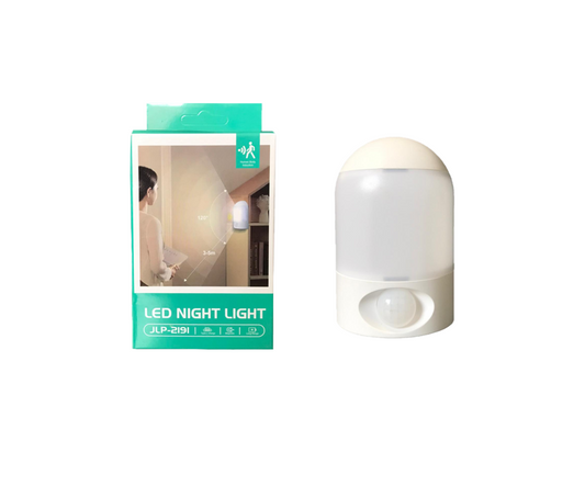 Plastic Motion Sensor Night Light JLP2191 USB Rechargeable 7.5 x 4.9 x 11.5 cm 7749 (Parcel Rate)