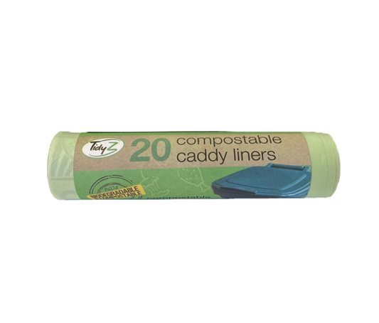 Compostable Food Bin Bag Caddy Liner 5L 30 x 35cm Roll of 20 B0083C (Parcel Rate)