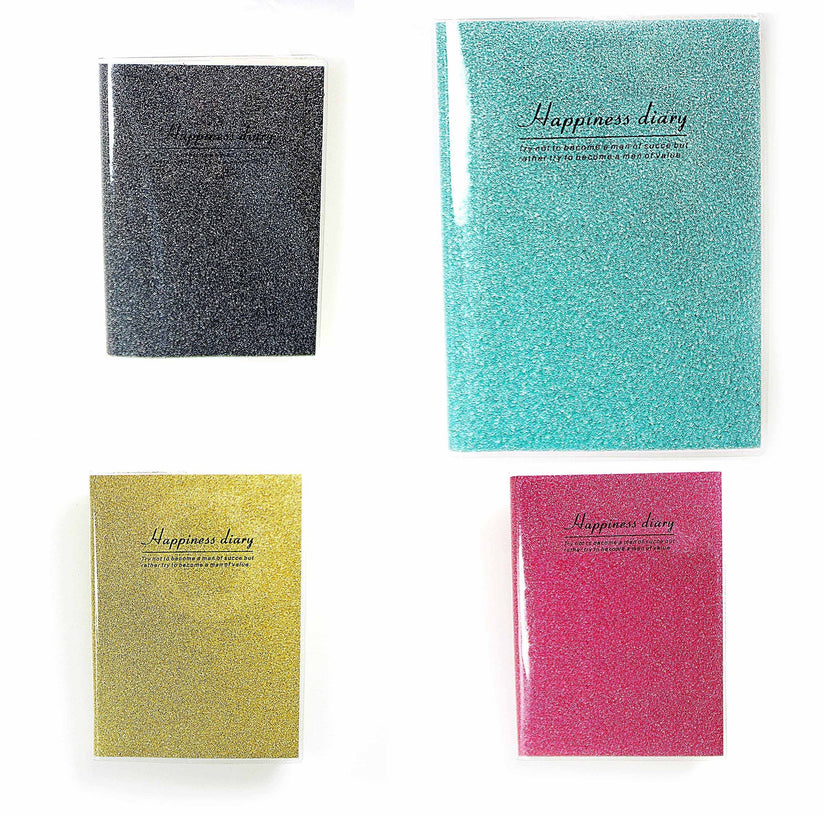 Happiness Diary Notebook 17.5 x 13 cm Assorted Colours 5720 (Large Letter Rate)