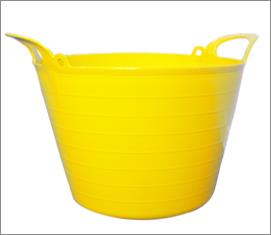 Large Flexi Tub DIY Storage Bucket 42L Assorted Colours LL5142 (Big Parcel Rate)