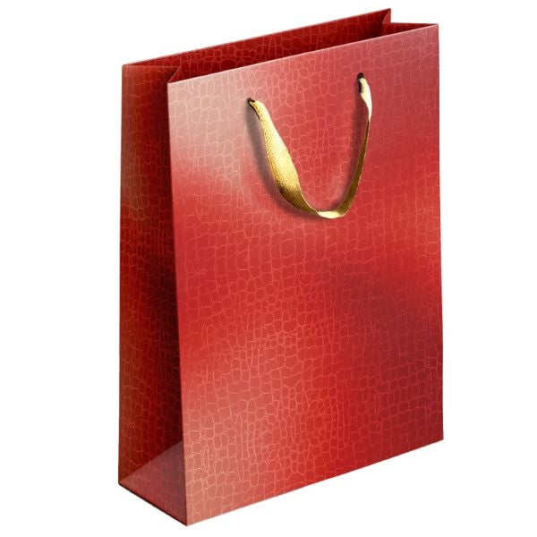 Embossed Metallic Paper Gift Bag Extra Large Assorted Colours P1902 (Parcel Rate)