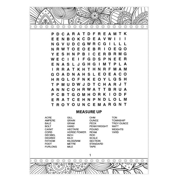 A4 Colouring Word Search Book Assorted Designs P2824 (Parcel Rate)