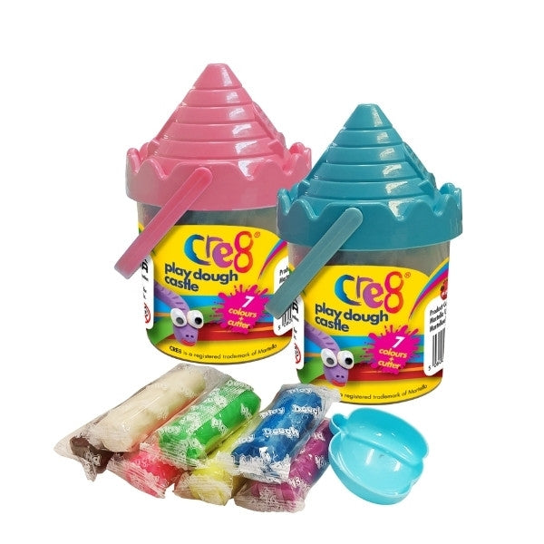 Cre8 Play Dough Set Small Shape Assorted Colours P2611 (Parcel Rate)