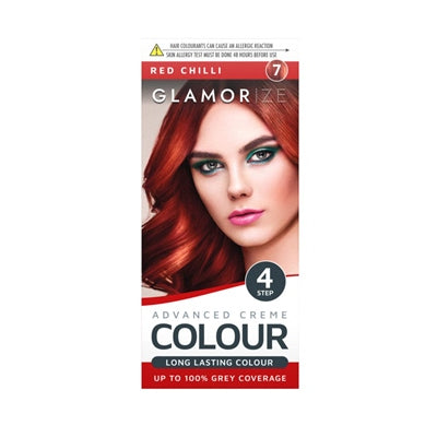 Women's Red Chilli Hair Dye No.7 Advanced Creme Colour 318586 (Parcel Rate)