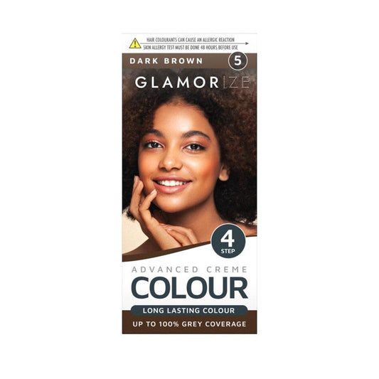 Women's Dark Brown Hair Dye No.5 Advanced Creme Colour 309639 A (Parcel Rate)