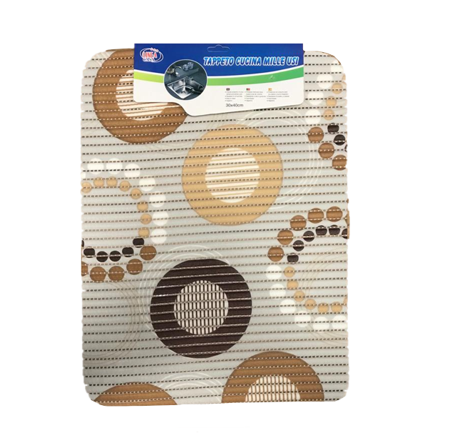 Rectangular Soft Ant-Slip Sink Mat 30 x 40 cm Assorted Designs 01940 (Parcel Rate)