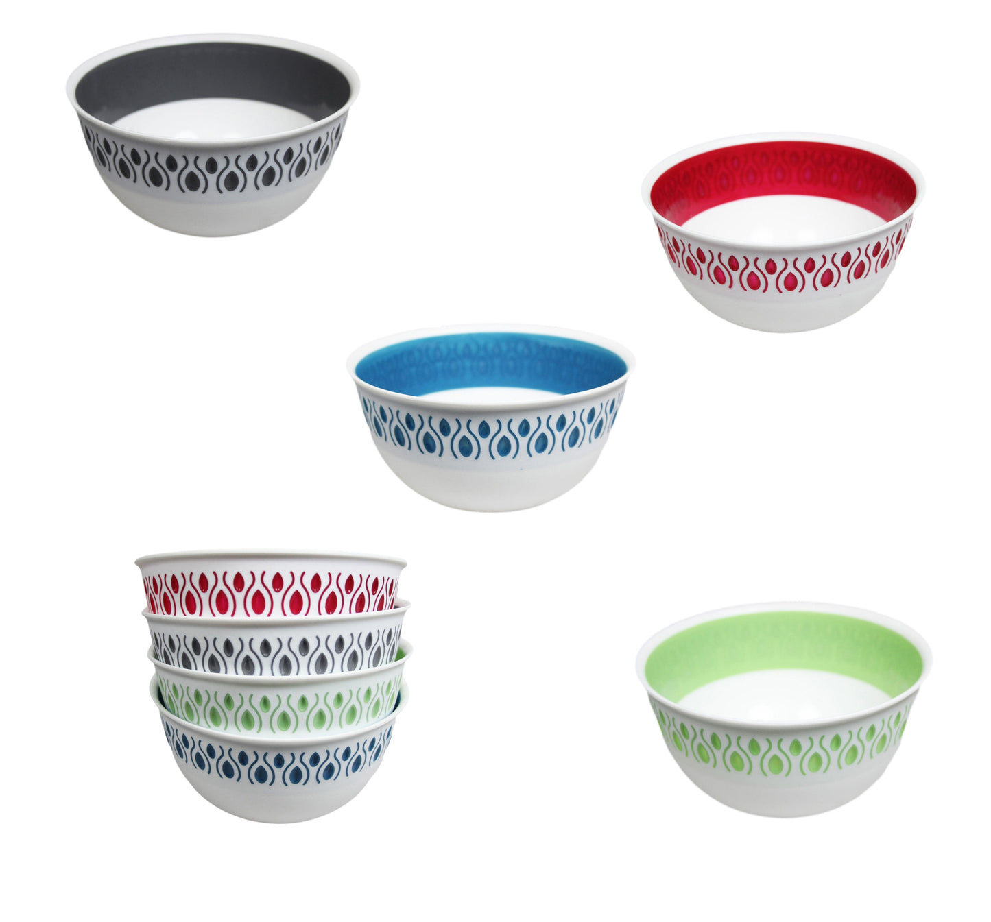 Monno Plastic Kitchen Bowl 1 Litre Assorted Colours BNM0230 (Parcel Rate)