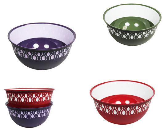 Monno Plastic Kitchen Bowl 1 Litre Assorted Colours BNM0230 (Parcel Rate)