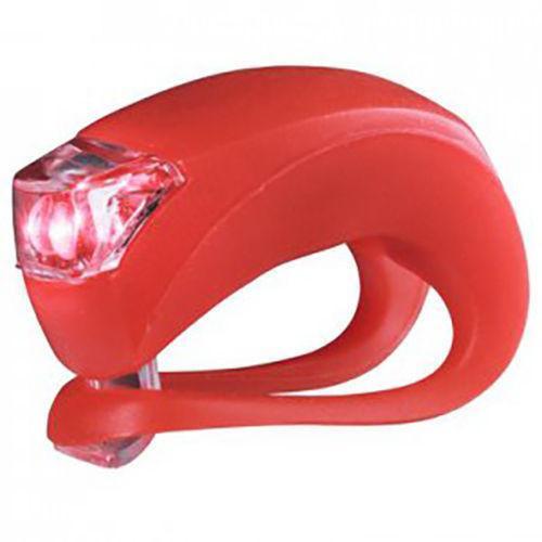 2 LED Light Set Silicone Bike Lights Flexible Waterproof Red / White 3410 A (Large Letter Rate)