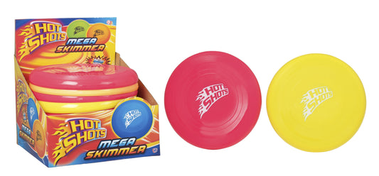 Childrens Hot Shot Mega Skimmer Outdoor Fun Yellow/Red 9941 (Parcel Rate)