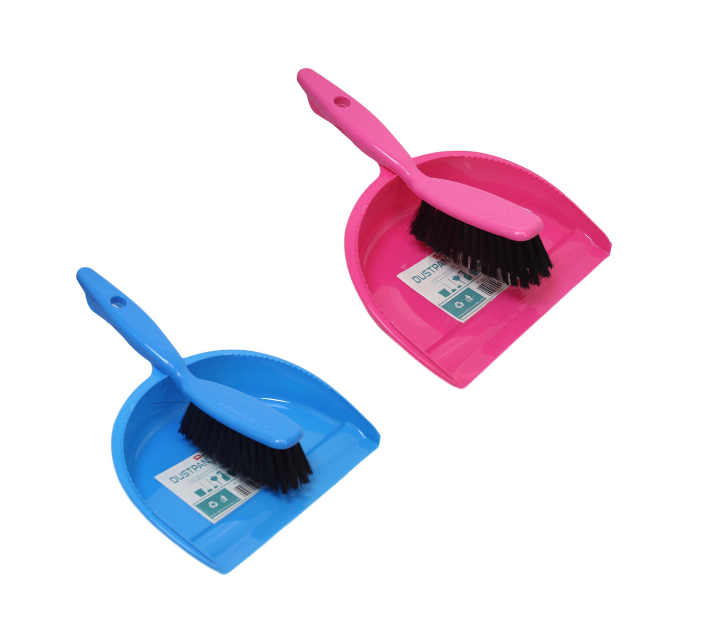 Small Dustpan And Brush Home Bedroom Bathroom Blue/Pink Random Sent 18611 A  (Parcel Rate)