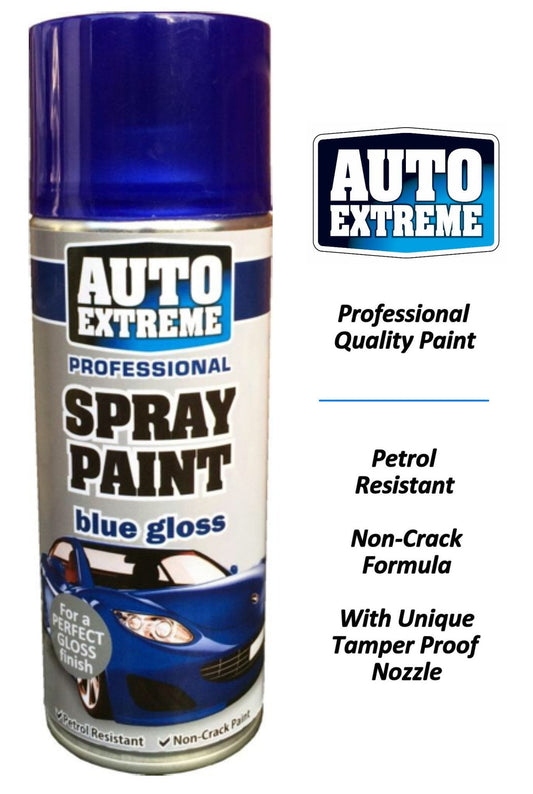 Auto Extreme Spray Paint Blue Gloss 400ml  1927 (Parcel Rate)