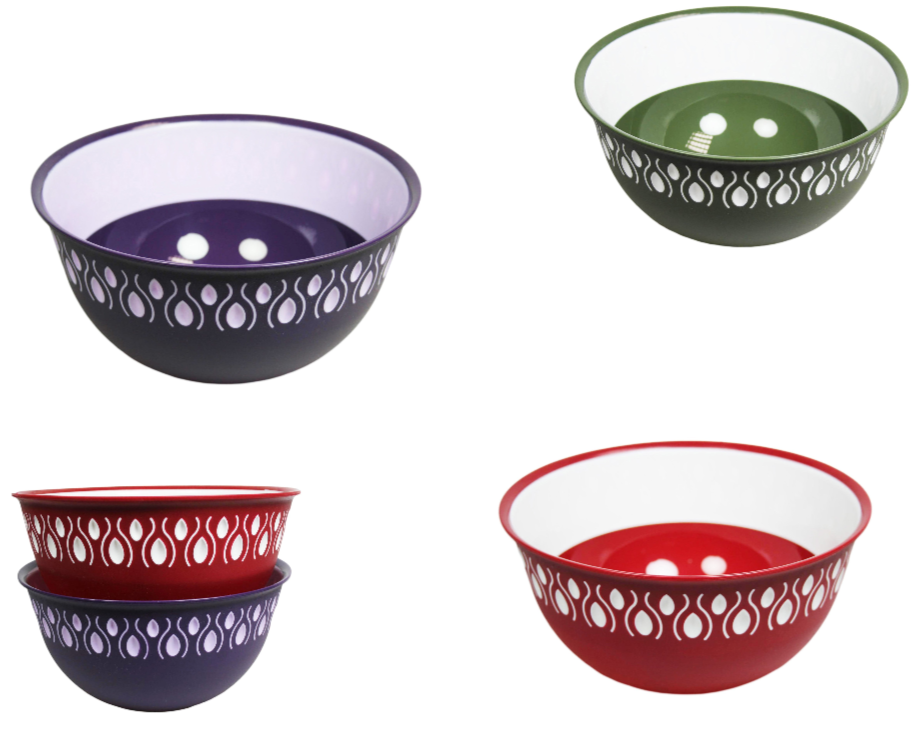 Monno Plastic Kitchen Bowl 28 x 18 cm Assorted Colours BNM1398 (Parcel Rate)