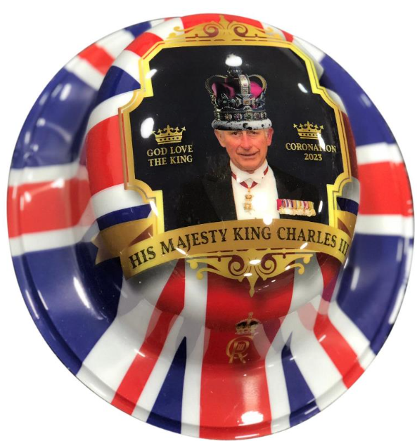 Coronation "His Majesty King Charles III" 2 Pack Bowler Hat King Charles III 821627 (Parcel Rate)