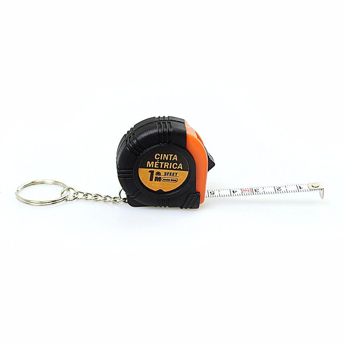 Industrial Metro Tape Measure Small 1M Measuring Tool On Key Ring 4370 (Parcel Rate)