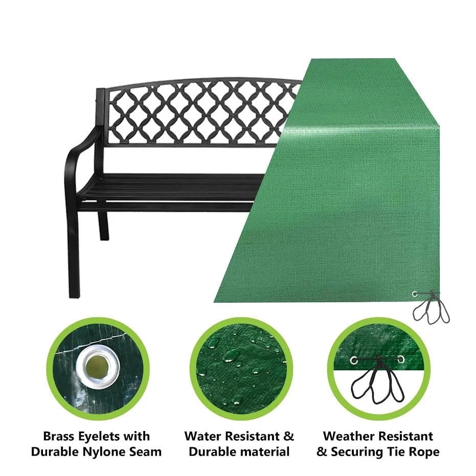 Garden Bench Cover 2 Seater 97 x 68 x 132 cm 3381 (Parcel Rate)
