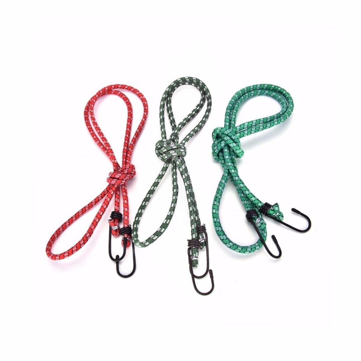 Elastic Bungee Luggage Strap Cord 90 cm Pack of 3 Assorted Colours 3157 A (Parcel Rate)