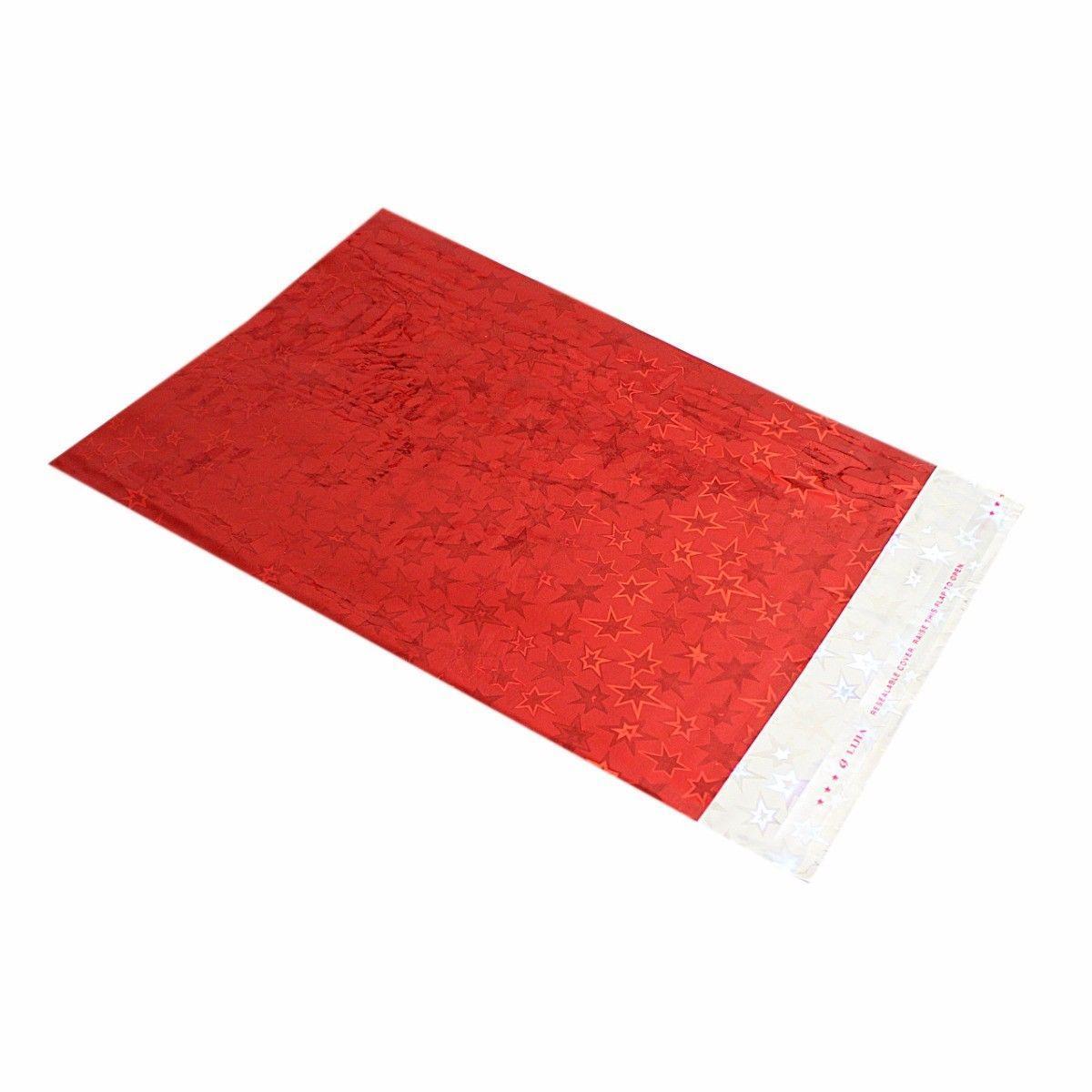 Shiny Gift Wrapping Packaging Gift Bag Envelope 16cm x 22cm Pack Of 7 Assorted Colours 4912 (Large Letter Rate)