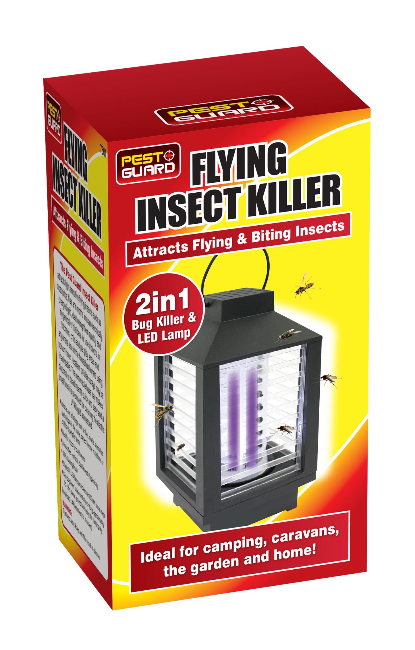 Solar Power Flying Insect Killer Led Lamp 7501 (Parcel Rate)