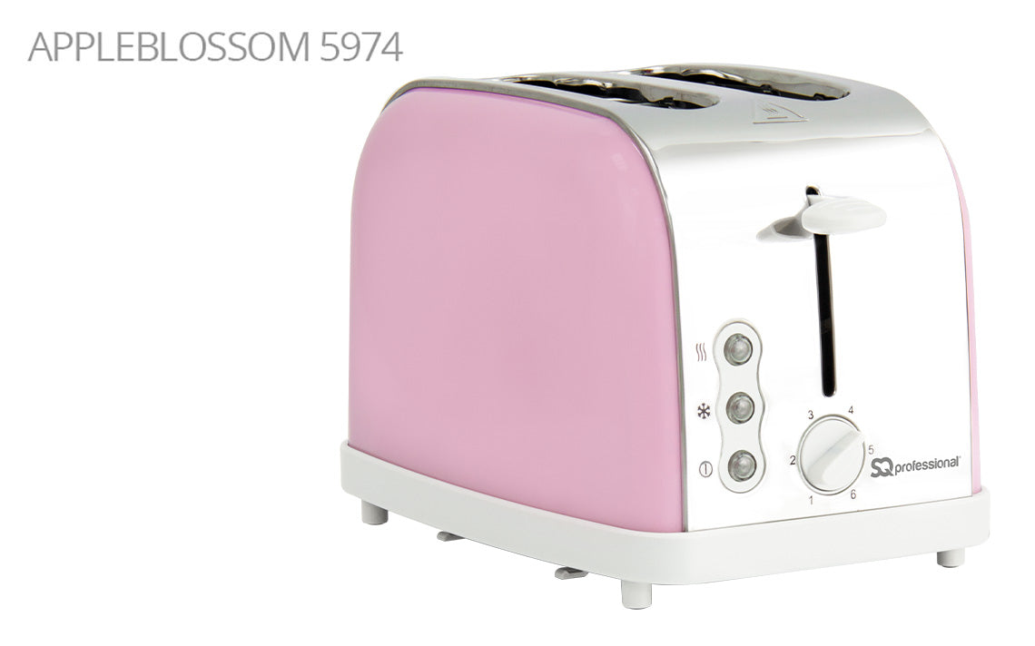 SQ Professional Dainty 2 Slice Toaster 900W Appleblossom 5974 A  (Parcel Rate)