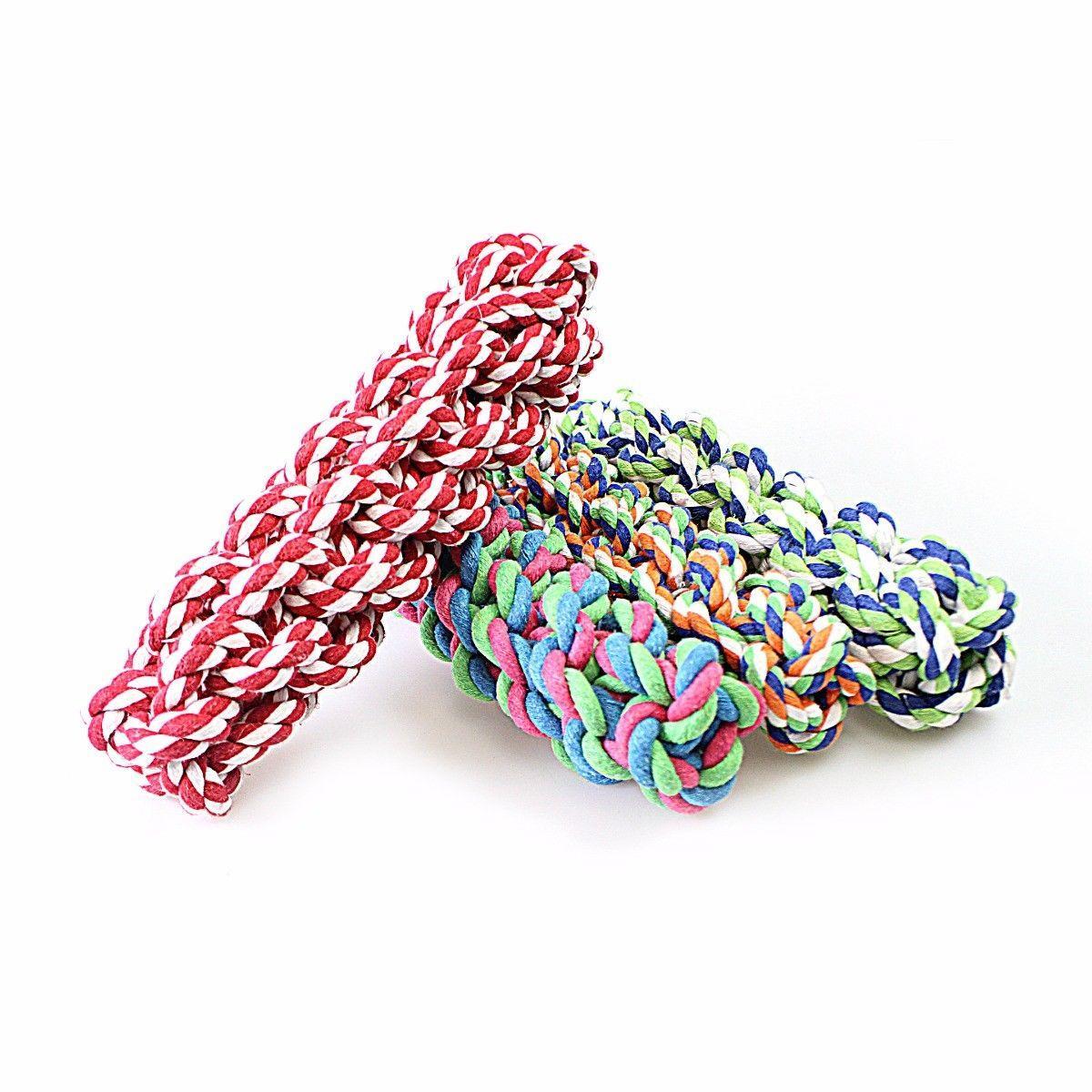 Tough Cotton Dog / Puppy Twisted Strong Chewable Knot For Healthy Dog Teeth Pet 4102 (Parcel Rate)