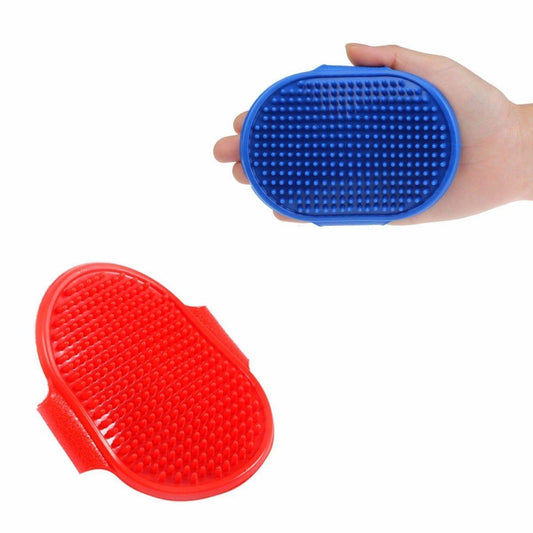 Pet Dog Cat Silicone Grooming Bath Brush Assorted Colours 3497 A (Parcel Rate)