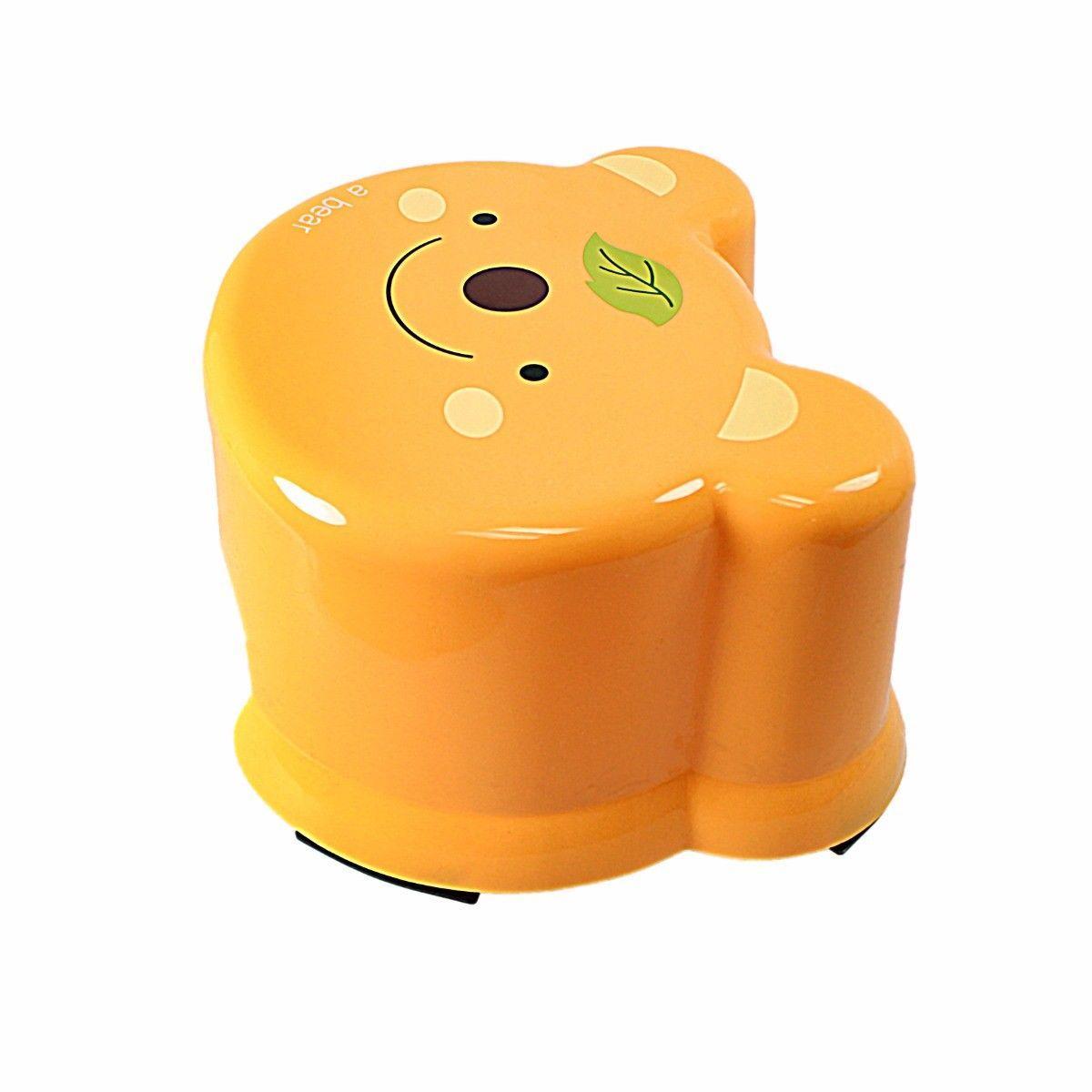 Plastic Mini Stool with Animal Face Print 12 x 18 cm Assorted Designs 3227 (Parcel Rate)