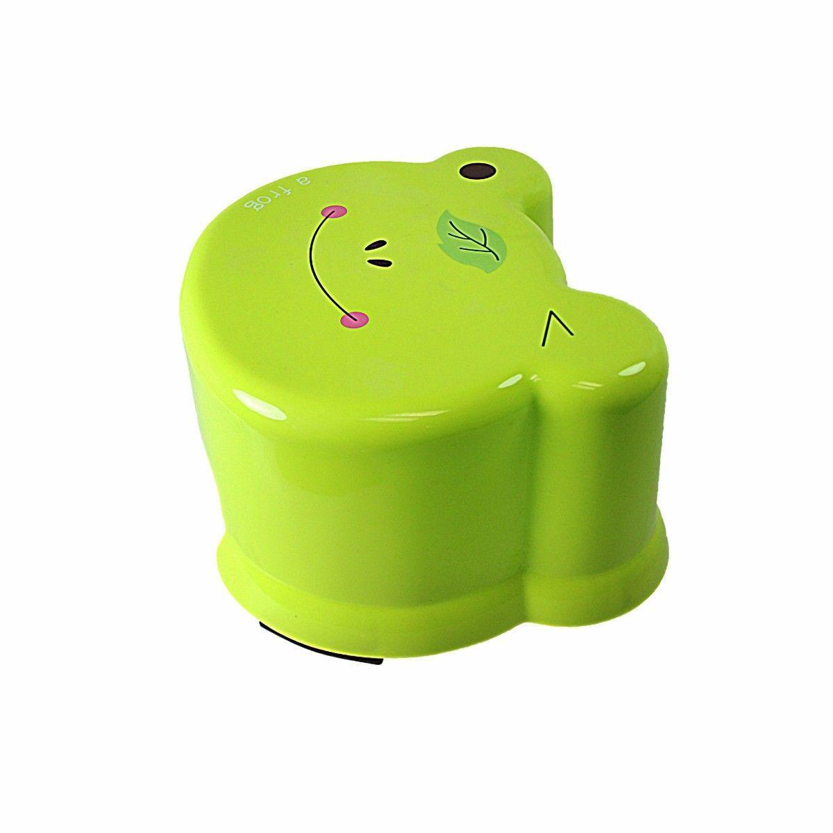 Plastic Mini Stool with Animal Face Print 12 x 18 cm Assorted Designs 3227 (Parcel Rate)