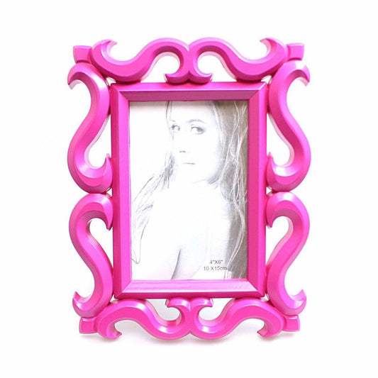 Plastic Picture Photo Frame 4" x 6" Assorted Colours 3133 (Parcel Rate)