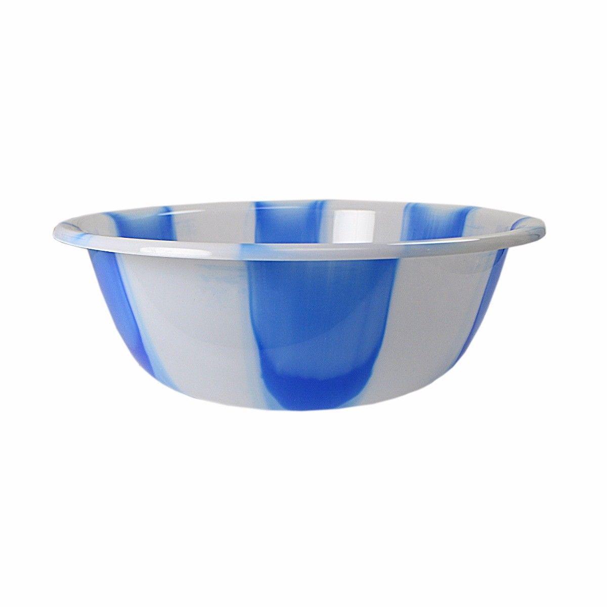 Tie Dye Print Plastic Kitchen Bowls Bowls Medium 31.5 cm Assorted Colours 3065 (Parcel Rate)