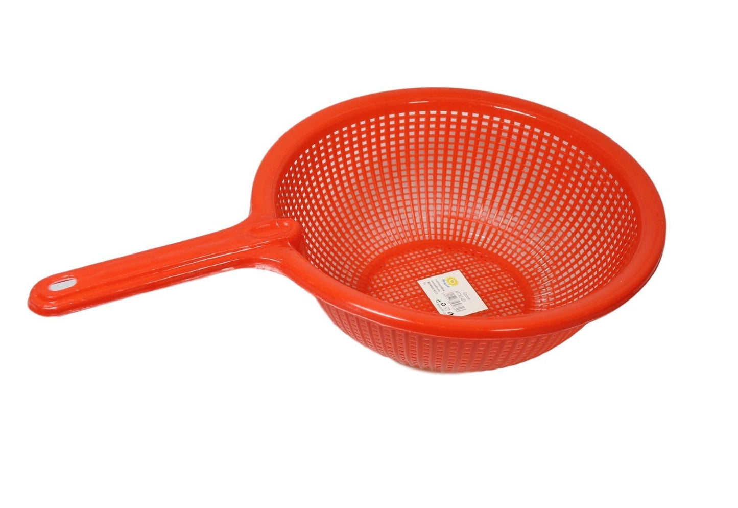 Plastic Kitchen Strainer Sieve with Handle 23 cm Assorted Colours 4831 / 4830 (Parcel Rate)p