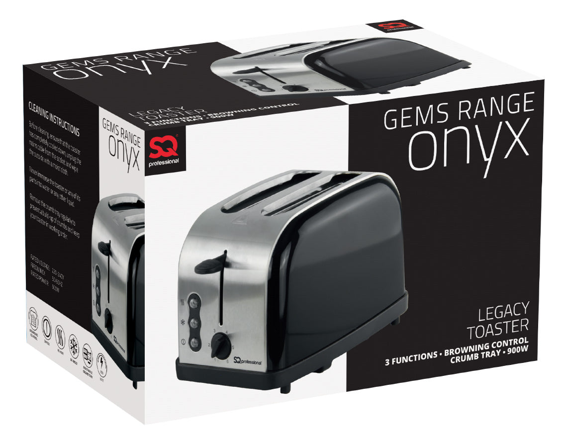 SQ Professional Legacy 2 Slice Toaster 900W Amethyst 1038 A (Parcel Rate)