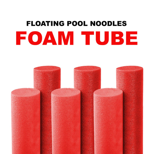 Swimming Pool Foam Noodle Tube 152cm Red 5000 (Big Parcel Rate)