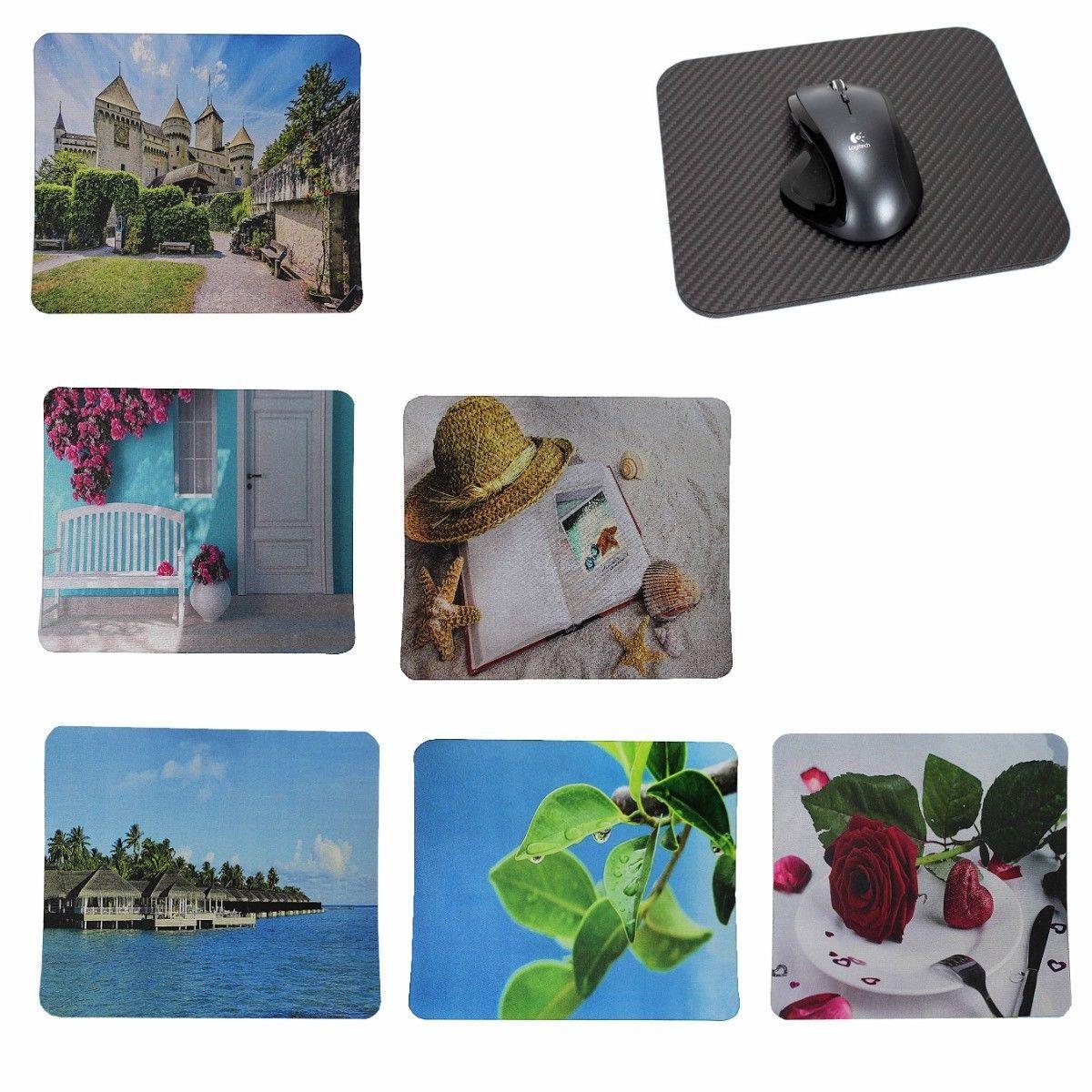 Mouse Mat Pad with Printed Design 28.5 x 24.5 cm Assorted Designs 4059 (Large Letter Rate)