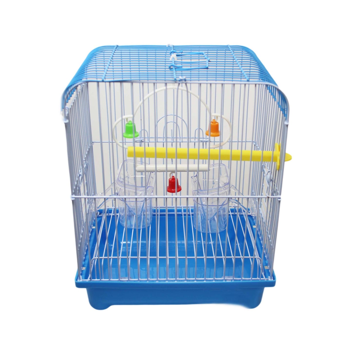 Metal Indoor Bird Cage 22 x 27 x 16 cm Assorted Colours 5427 A (Parcel Rate)