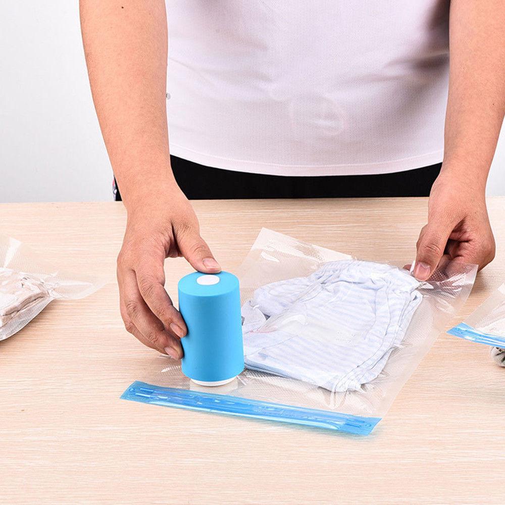 Mini Food Vacuum Bag Sealer USB Rechargeable 9.2 x 5.2 cm 56721 (Parcel Rate)