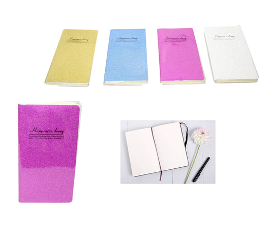 Happiness Diary Notebook 17.5 x 13 cm Assorted Colours 5720 (Large Letter Rate)