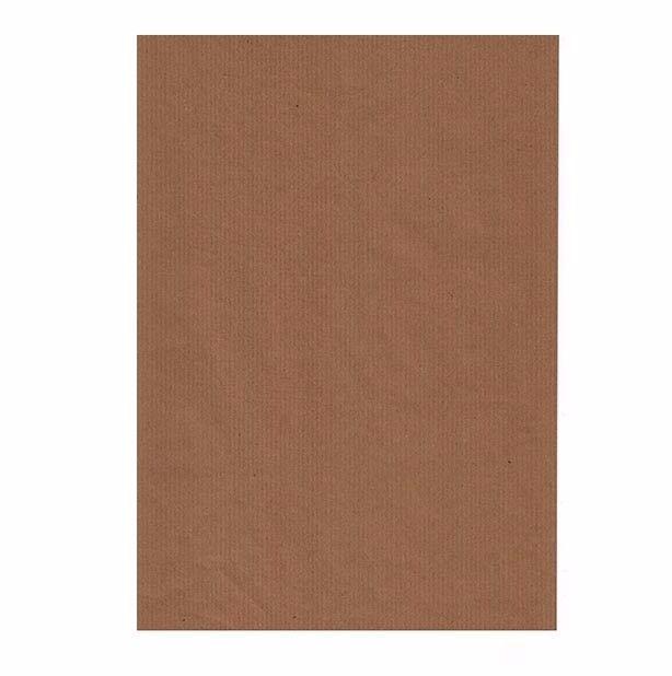 VINTAGE BROWN GIFT WRAP 4MX70CM   9312 (Parcel Rate)