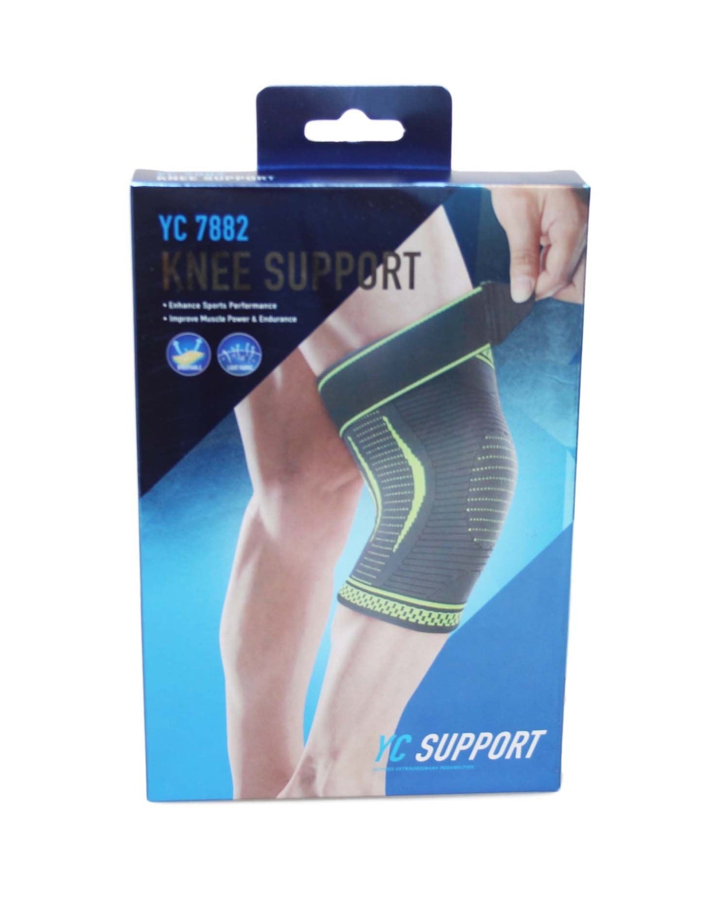 Knee Support Gym Fitness Light Fabric Compression Sport Knee Support 1 Pack 5995 A (Parcel Rate)