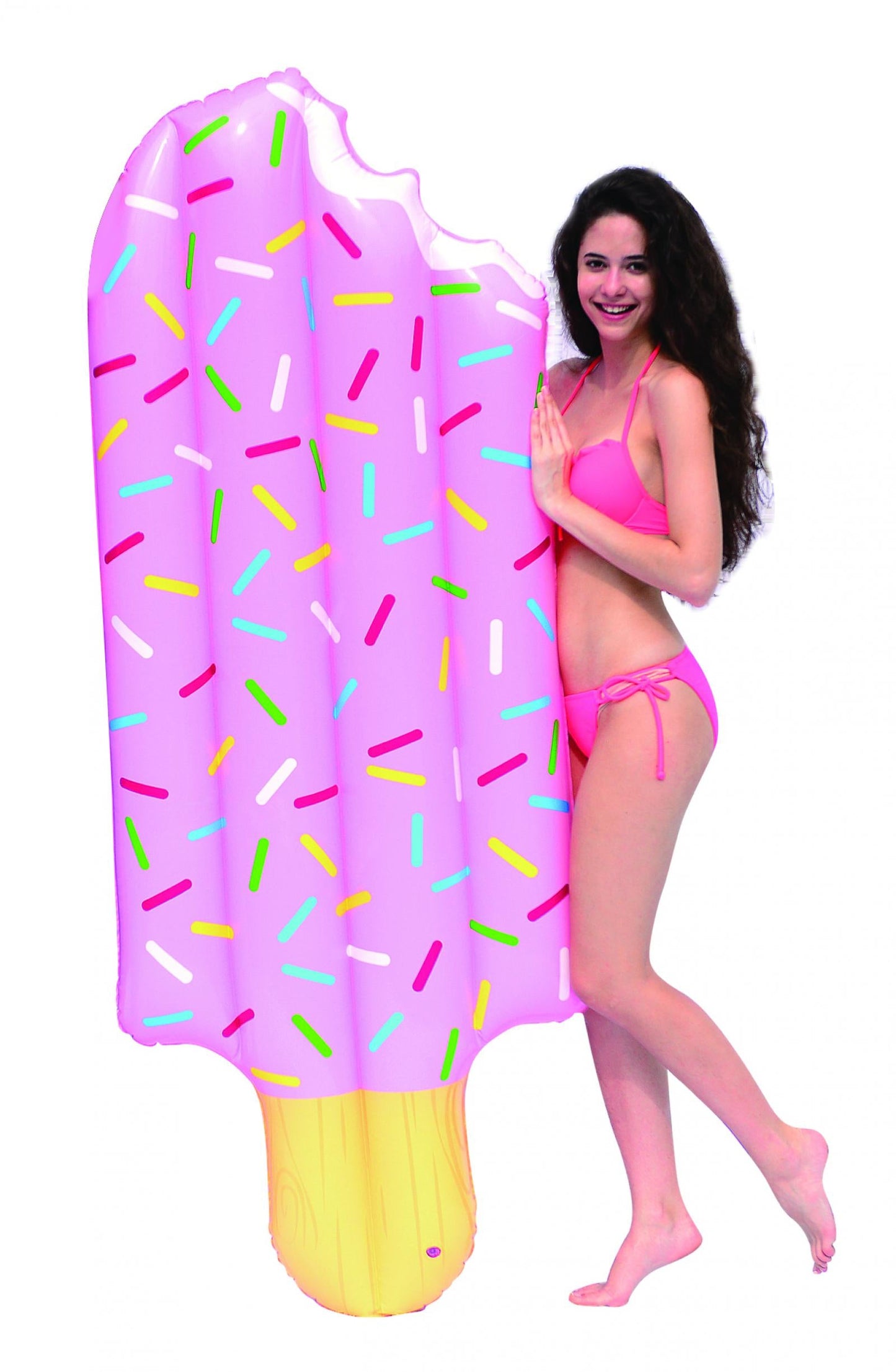 Giant Inflatable Ice Cream Lolly Swimming Pool Bed Over 6 FT Long 6016 (Parcel Rate)