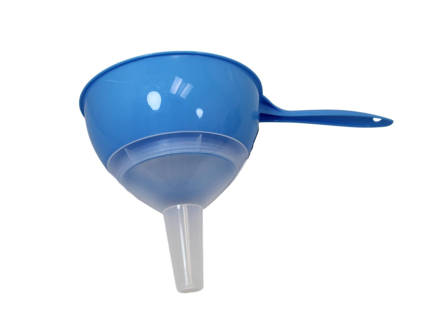 2-in-1 Plastic Sieve and Funnel 15 cm Assorted Colours 6052 (Parcel Rate)