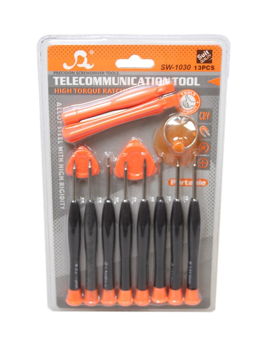 Mobile Phone Telecommunication Repair Screwdriver Set of 13 6206 (Large Letter Rate)